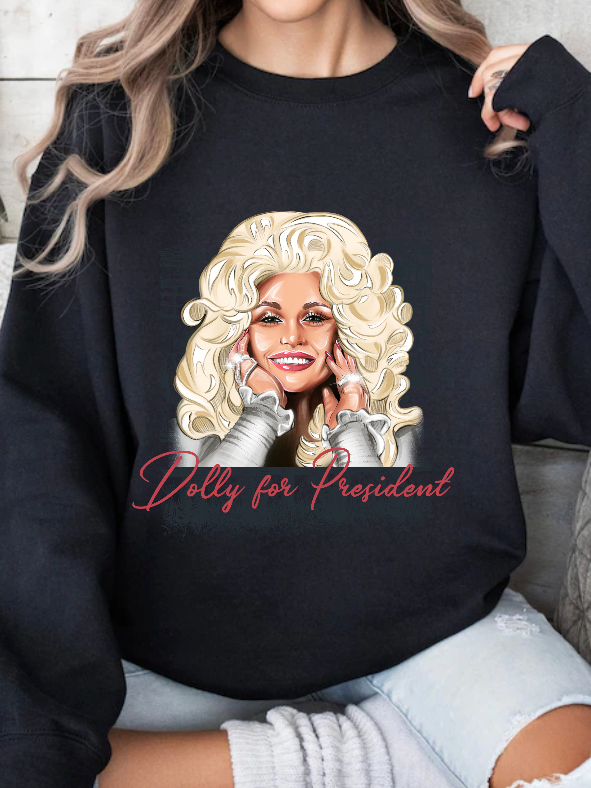 Dolly For President Graphic Tee – Country Graphic Shirt