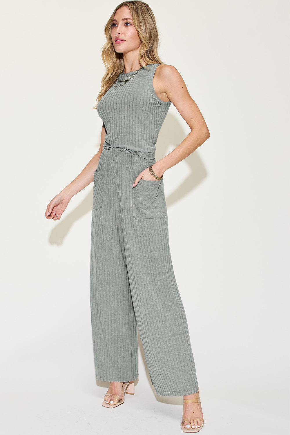 It Takes Two to Tango Pants Set – Tank & Wide Leg Set