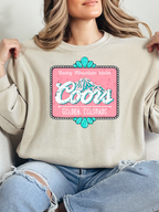 Rocky Mountain High Graphic Crewneck in Ivory