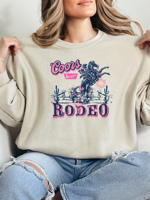 Rodeo Graphic Tee Hoodie Crewneck (3 styles to choose from)– Western Country Graphic Apparel