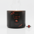 Lump of Coal Jewel Candle with Hidden Surprise Ring | Fragrant Jewels Funny Holiday Gift