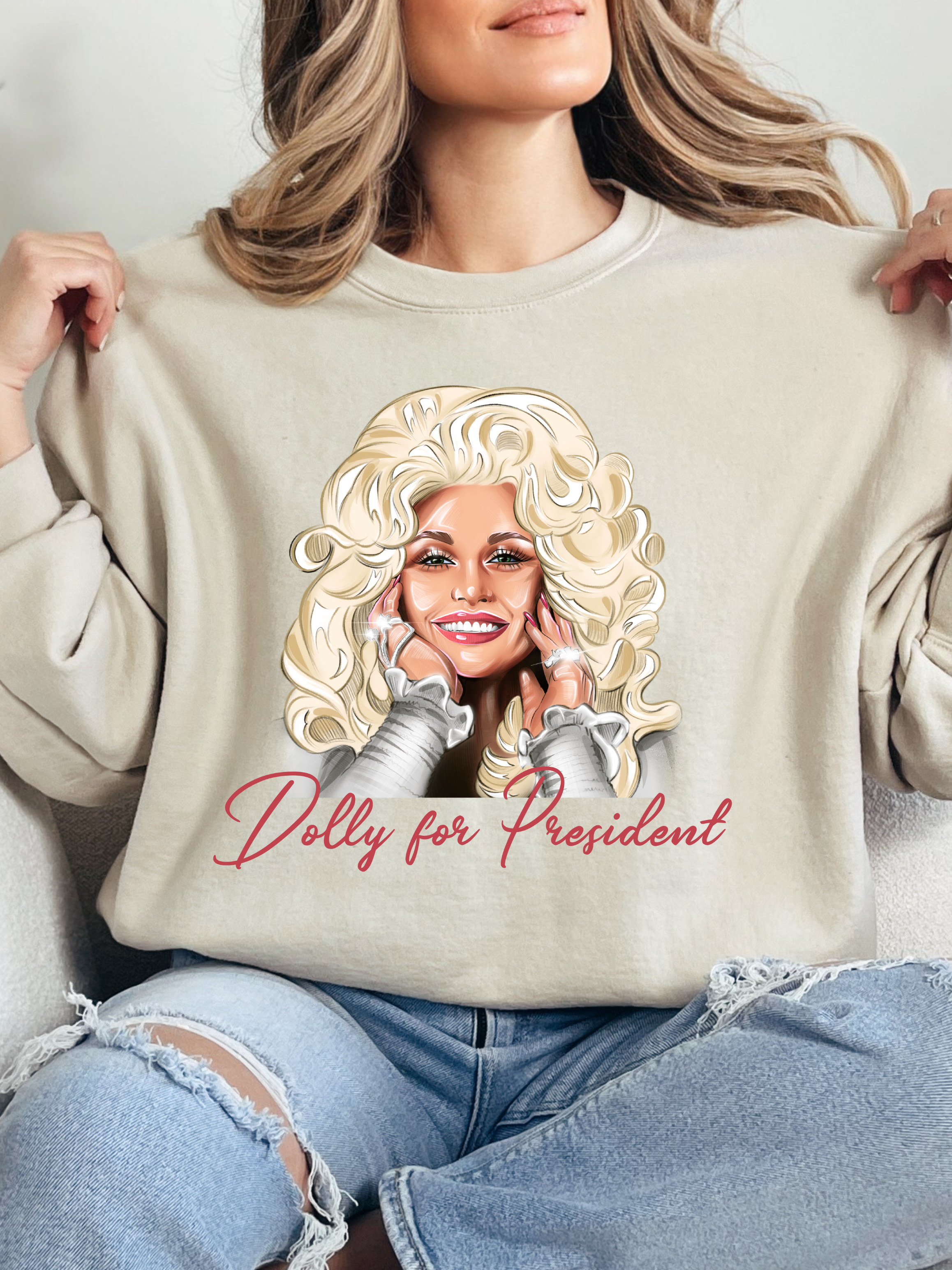 Dolly For President Graphic Tee – Country Graphic Shirt