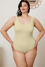 Basic Bae Square Neck Bodysuit – Sleeveless Stretch Fit