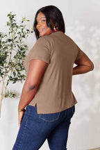 Renee Basic Round Neck T-Shirt – Soft Everyday Tee