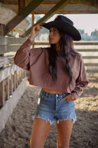 Saylor Distressed Denim Shorts – Medium Wash | Willow Boutique Exclusive