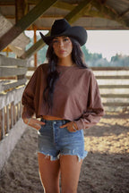 Saylor Distressed Denim Shorts – Medium Wash | Willow Boutique Exclusive