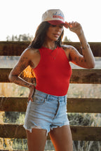 Jada Tummy Control Bodysuit – High Neck Sleeveless