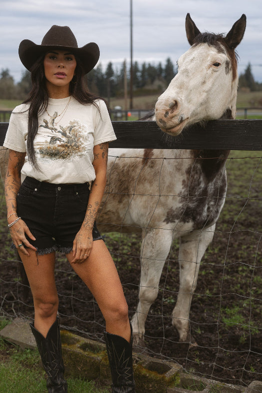 On The Go Distressed Shorts - Black | Women's High Rise Denim Shorts