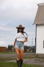 On The Go Medium Wash Distressed Shorts – High Rise