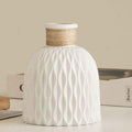 Fluted Vase – Modern Decorative Plastic Flower Vase