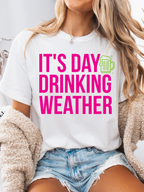 It's Day Drinking Weather Graphic