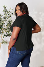 Renee Basic Round Neck T-Shirt – Soft Everyday Tee
