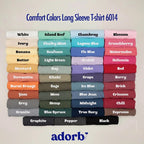 Comfort Colors Long Sleeve T Shirt 6014 Colors