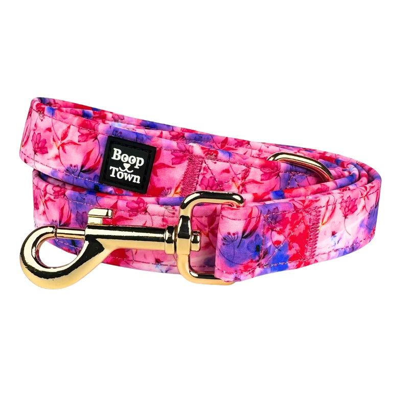 Boop Town Dog Leash – 5ft Soft Cotton Leash with Durable Metal Hardware