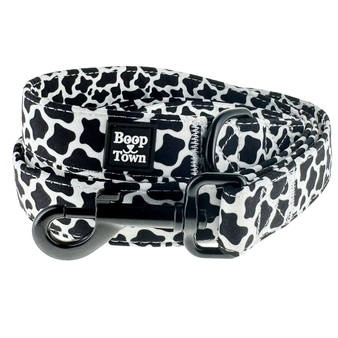 Boop Town Dog Leash – 5ft Soft Cotton Leash with Durable Metal Hardware