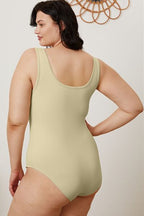 Basic Bae Square Neck Bodysuit – Sleeveless Stretch Fit