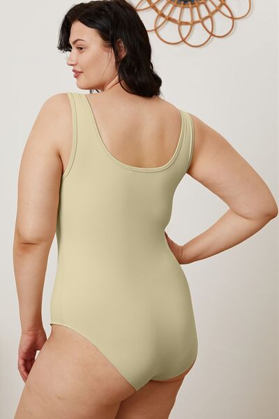 Basic Bae Square Neck Bodysuit – Sleeveless Stretch Fit