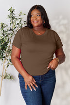 Renee Basic Round Neck T-Shirt – Soft Everyday Tee