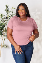 Renee Basic Round Neck T-Shirt – Soft Everyday Tee