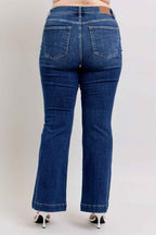 Jacqueline Judy Blue Flare Jeans – High Rise Stretch Denim