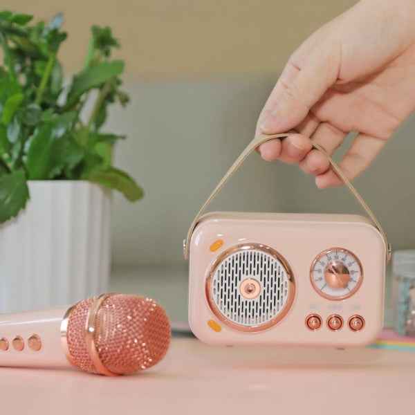 Mini Karaoke Machine – Portable Bluetooth Karaoke Speaker