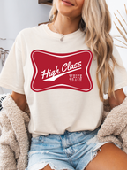 High Class White Trash Graphic Tee – Funny Country Shirt