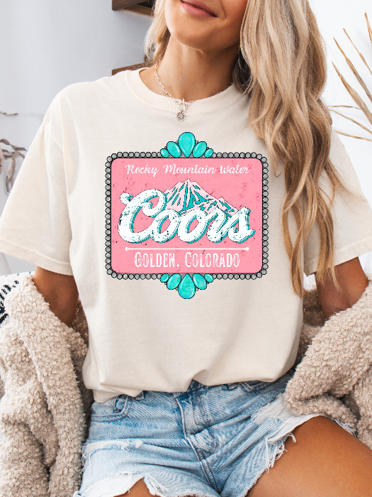 Rocky Mountain High Graphic TShirt in Ivory