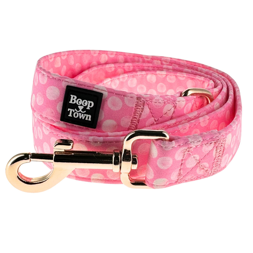 Boop Town Dog Leash – 5ft Soft Cotton Leash with Durable Metal Hardware