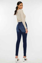 Kancan Mid Rise Gradient Skinny Jeans (Available in Plus Size)