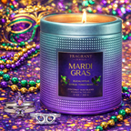 Mardi Gras Carnival Collection Jewel Candle | Hidden Jewelry Candle