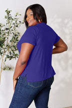 Renee Basic Round Neck T-Shirt – Soft Everyday Tee