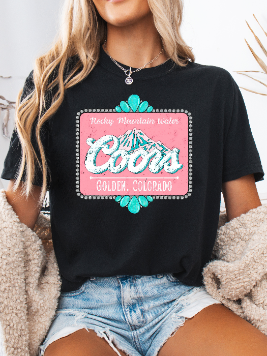 Rocky Mountain High Graphic in Black