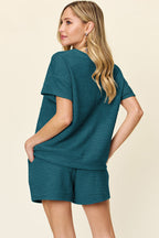 Cameron Textured Set in French Blue