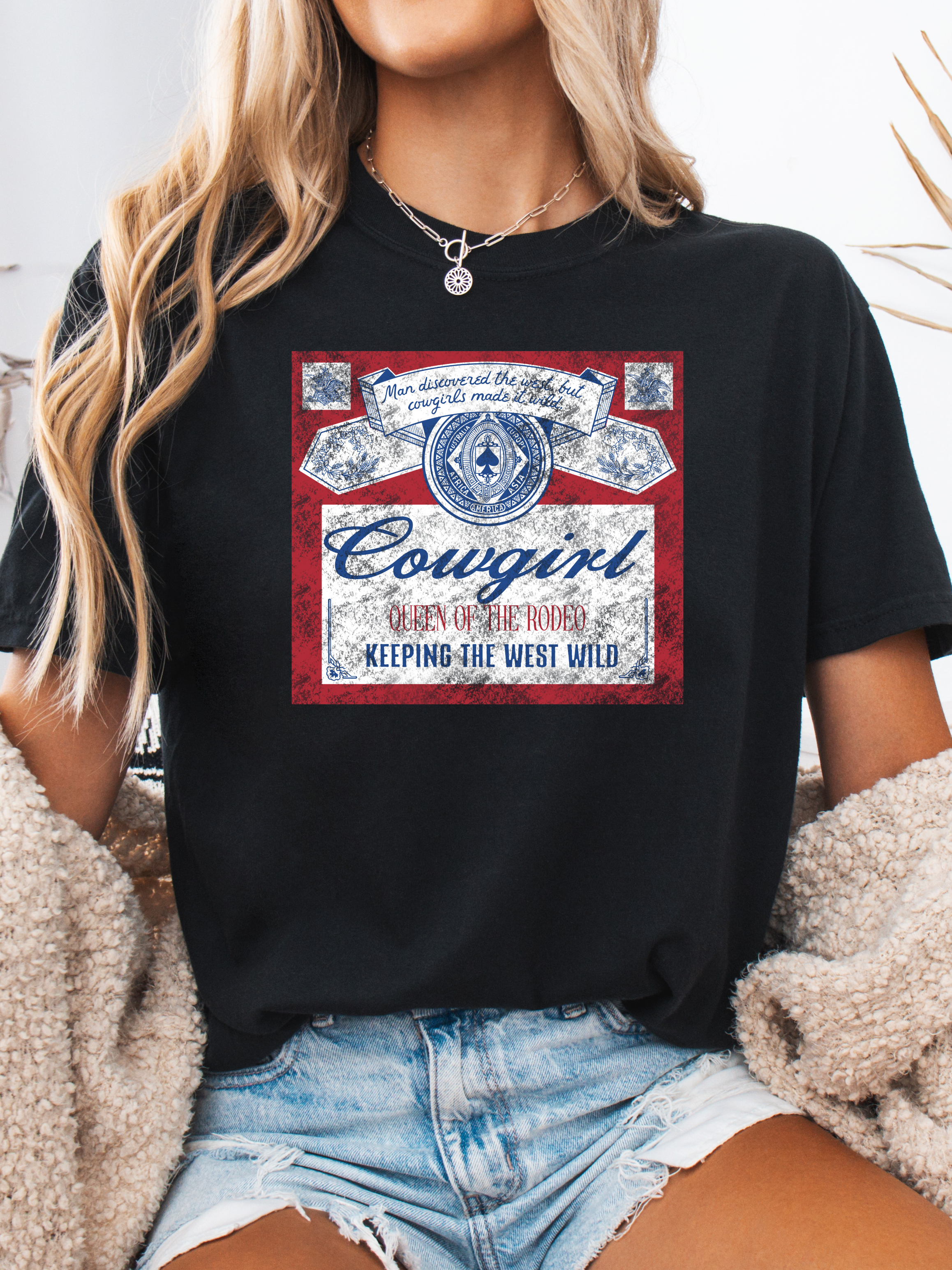 Queen of the Rodeo Graphic Tee, Cropped Hoodie & Crewneck