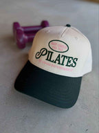 Hot Girls Go To Pilates Trucker Hat | Women's Workout Snapback Hat
