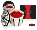 Black Widow Jewel Candle Ceramic | Spider Jewelry Box Candle with Hidden Surprise Ring