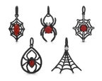 Black Widow Jewel Candle Ceramic | Spider Jewelry Box Candle with Hidden Surprise Ring