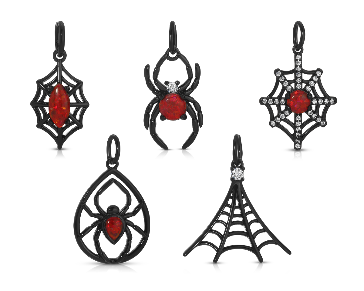 Black Widow Jewel Candle Ceramic | Spider Jewelry Box Candle with Hidden Surprise Ring