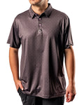 Pins & Aces x Blazy Susan men’s performance golf polo featuring a lightweight stretch design, short sleeves, and athletic golf fit.