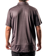 Pins & Aces x Blazy Susan men’s performance golf polo featuring a lightweight stretch design, short sleeves, and athletic golf fit.