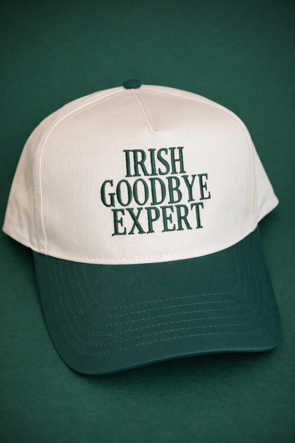 Irish Goodbye Trucker Hat – Funny Mesh Snapback