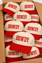 HOWDY Embroidery Trucker Hat | Women's Western Snapback Hat