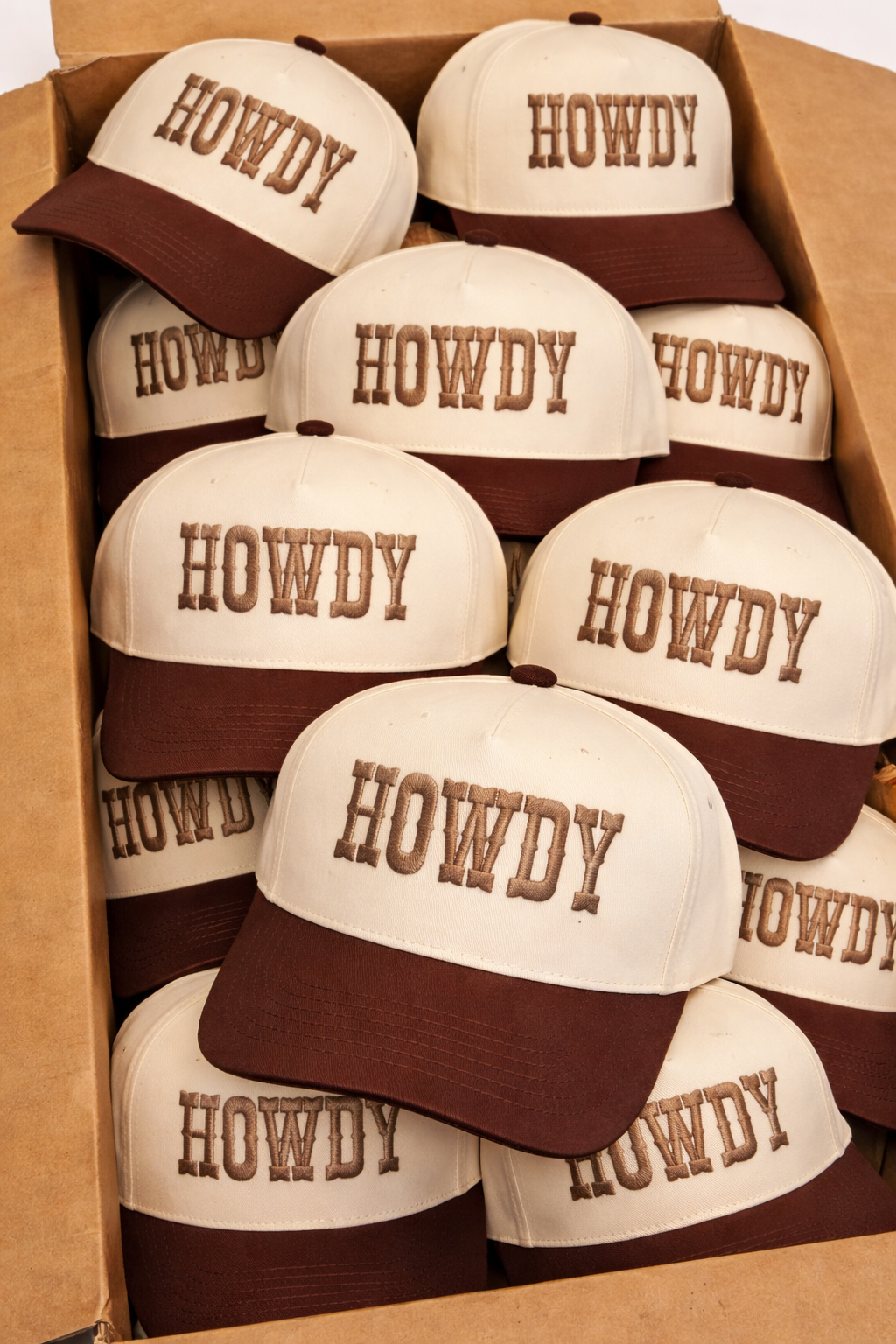 HOWDY Embroidery Trucker Hat | Women's Western Snapback Hat