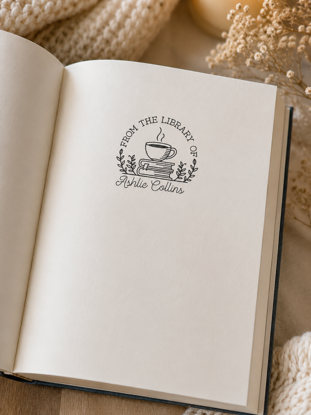 Personalized "From the Library Of" Book Stickers – Custom Bookplate Labels