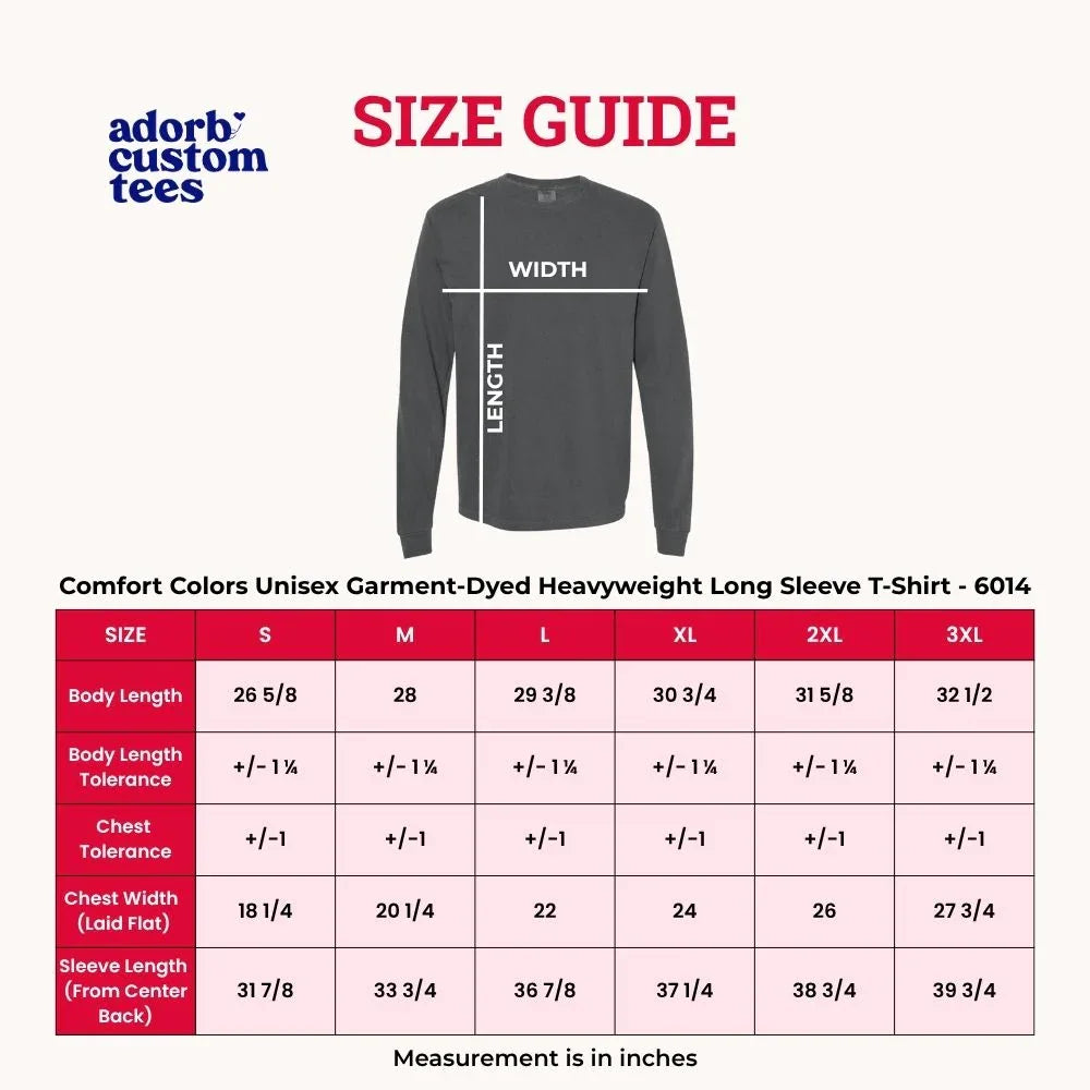 ’Tis The Season Comfort Colors Long Sleeve Christmas Shirt – Holiday Tee