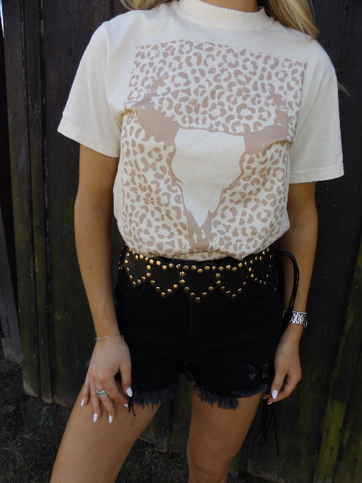 On The Go Distressed Shorts - Black | Women's High Rise Denim Shorts