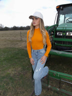 Viral Cindy High Rise Tummy Control Destroy Flare Jeans – Distressed Denim