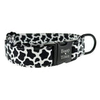 Boop Town Cotton Dog Collar – Adjustable Soft Collar with Gold Hardware - Ash & Audrey
