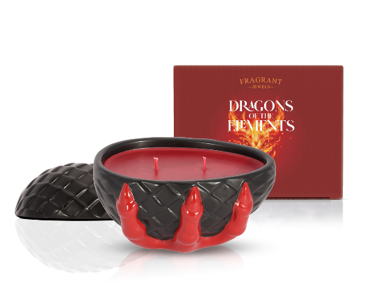 Dragons of the Elements - Fire Dragon - Jewel Candle (Ringless)