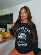 Michael Myers Butcher Shop Graphic Tee – Halloween Horror Shirt